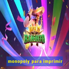 monopoly para imprimir